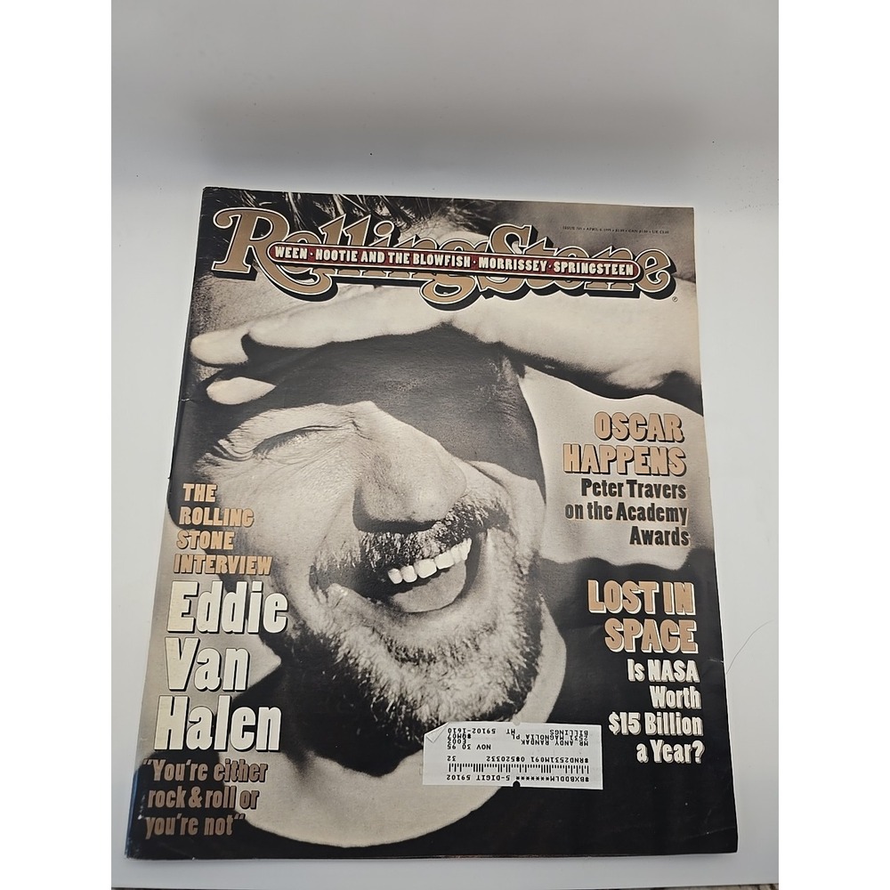 Rolling Stone Magazine #705 April 6, 1995 EDDIE VAN HALEN Very Good